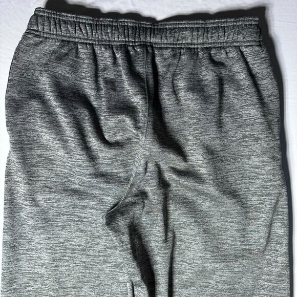 Adidas Sweatpants Mens Medium Climawarm Gray Athletic Logo Streetwear Fleece - Picture 8 of 14